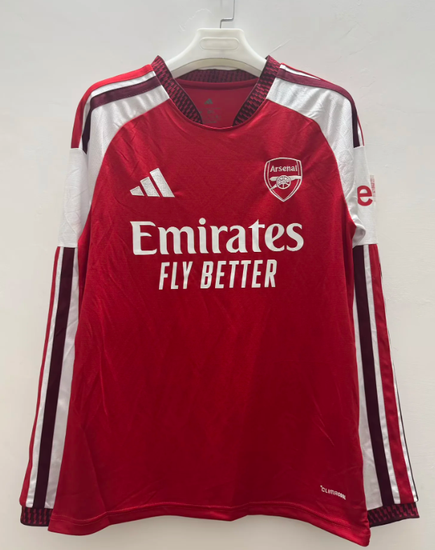 2026/2027 Long Sleeves Arsenal Home Football Jersey 1:1 Thai Quality