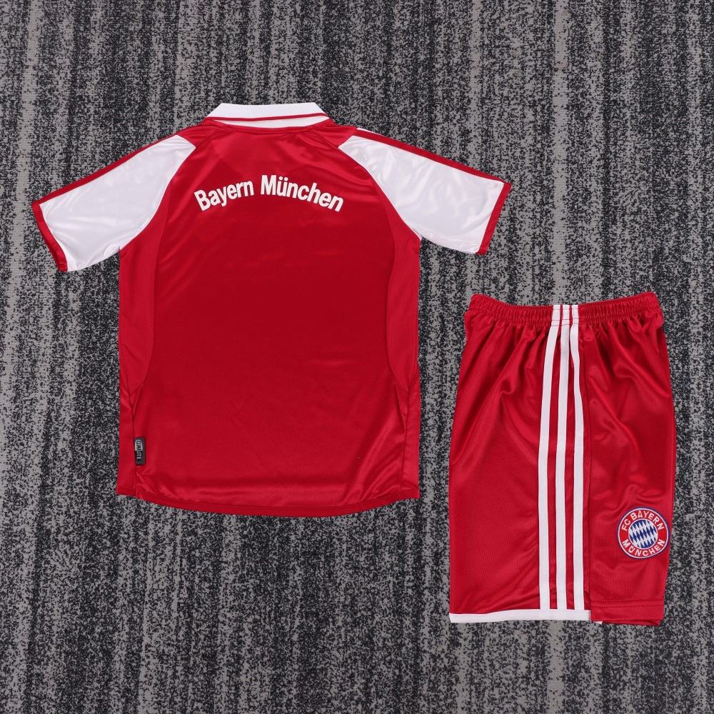 2003/2004 Retro Bayern Munich Home Football Jersey 1:1 Thai Quality Kids Size