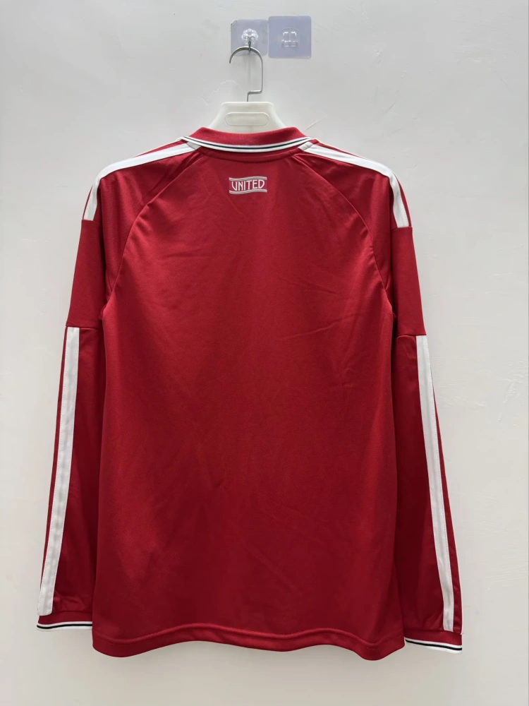 2026/2027 Long Sleeves Manchester United Home Football Jersey 1:1 Thai Quality