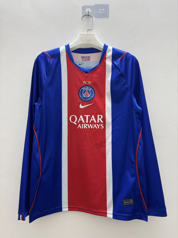 2026/2027 Long Sleeves Paris Home Football Jersey 1:1 Thai quality
