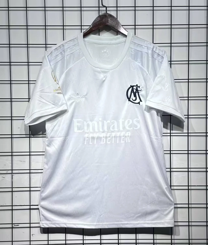 2026/2027 Real Madrid 125th Anniversary Edition White Football Jersey 1:1 Thai Quality