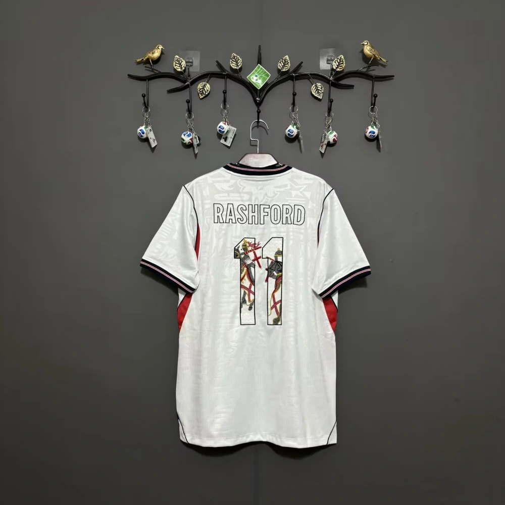 2026/2027 England Home No. 11 Embroidered Version Football Shirt 1:1 Thai Quality