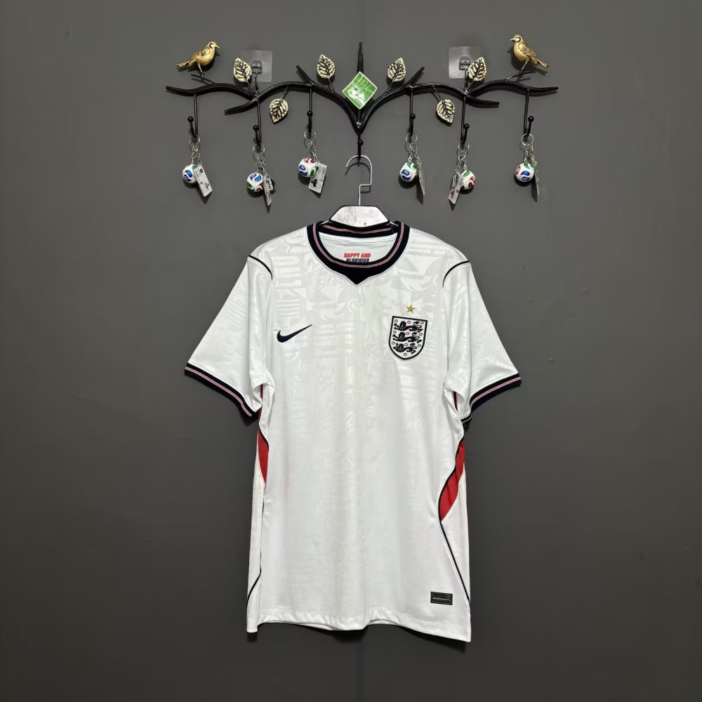 2026/2027 England Home No. 9 Embroidered Version Football Shirt 1:1 Thai Quality