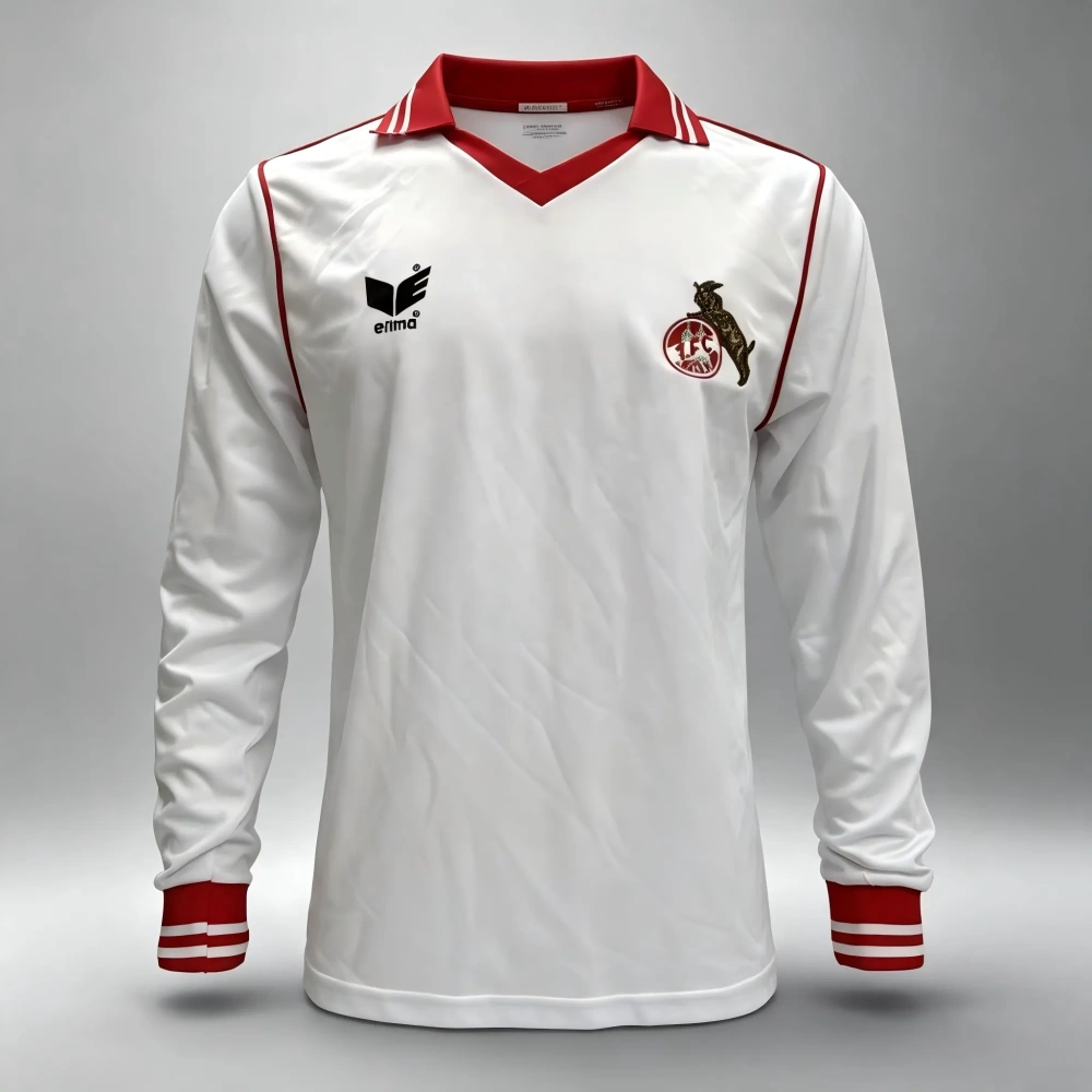 1978/1979 Retro FC Köln Home Long Sleeve Football Jersey 1:1 Thai Quality