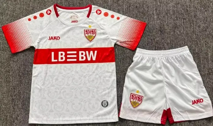 2026/2027 VfB Stuttgart Home Football Jersey 1:1 Quality Thai Kids Size