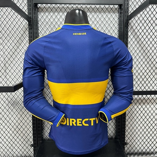 2026/2027 Long Sleeves Player Version Boca Juniors Home Football Jersey 1:1 Thai Quality