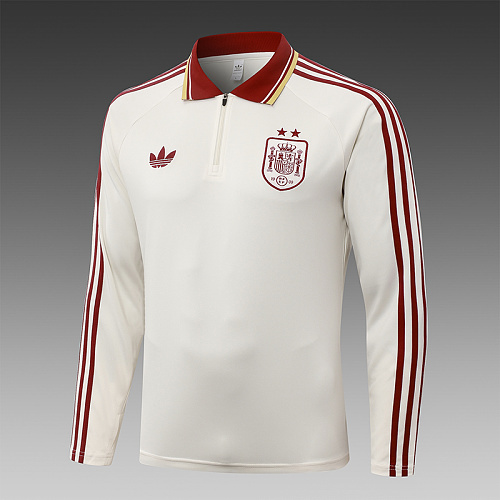 2026/2027 Spain Half-Pull Training Suit Football Jersey 1:1 Thai Quality