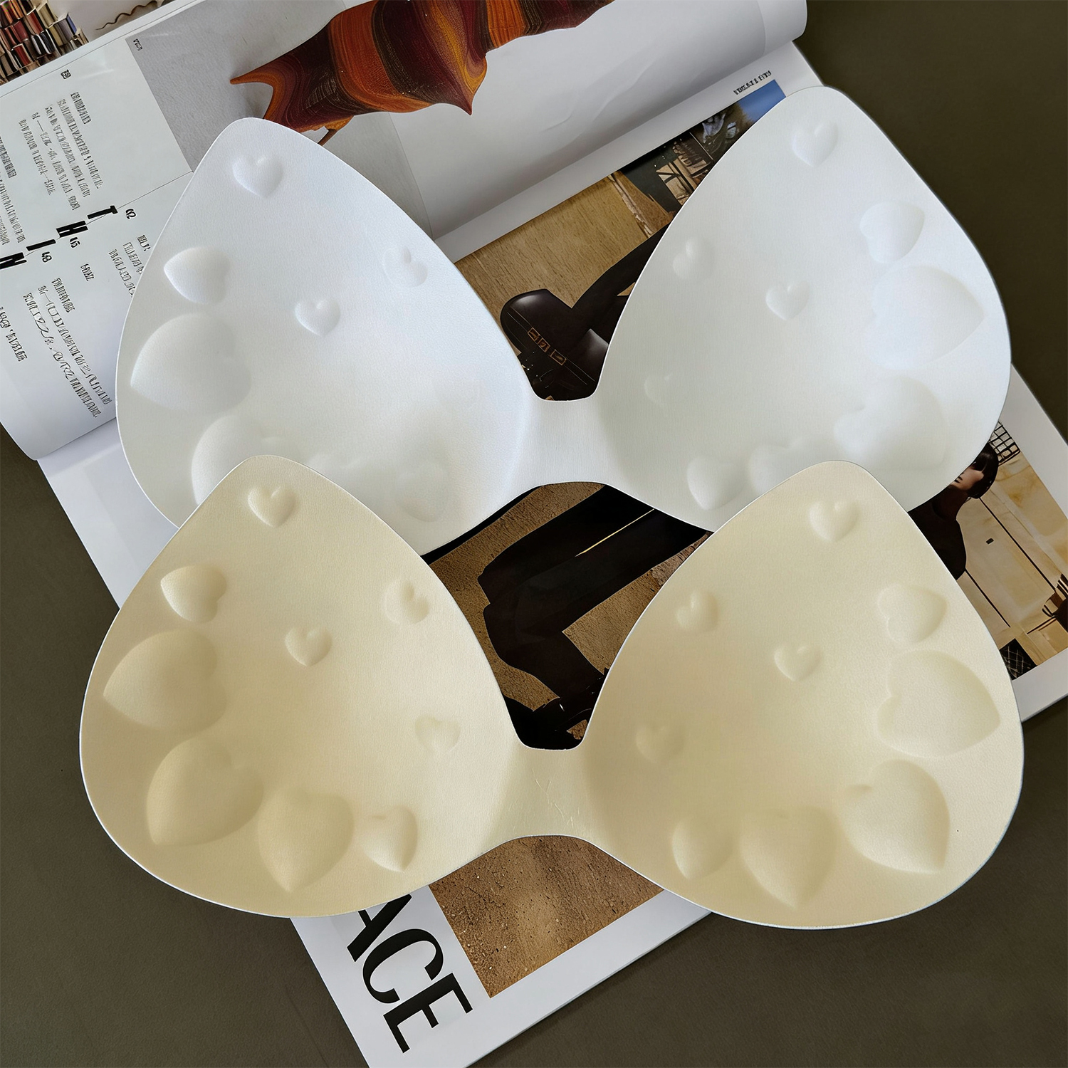 Breast pad supplier - Cup-shaped sponge pad "ZhuQueDan"