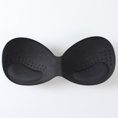One-piece Thickened and Compacted Sponge Breast Support Insert for Breathable Flat Chest Special Women's Bra Pad