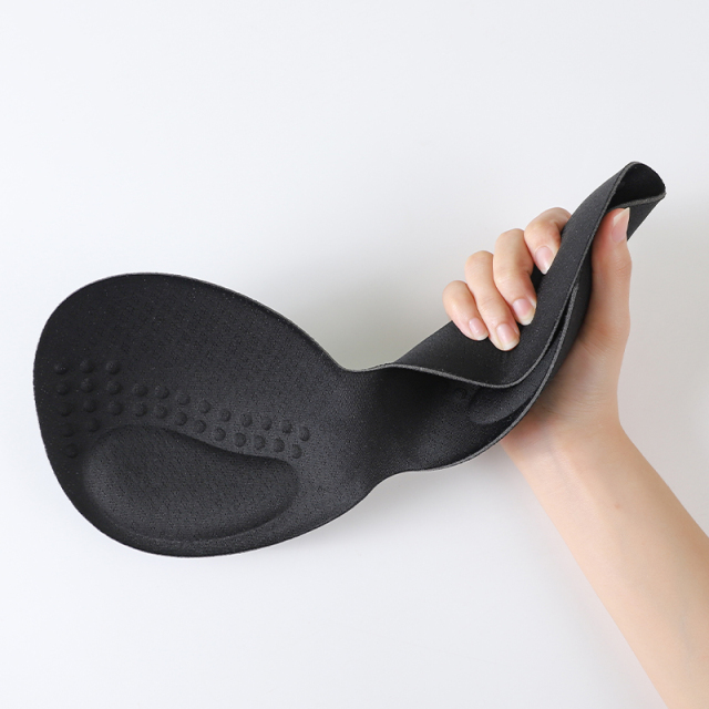 One-piece Thickened and Compacted Sponge Breast Support Insert for Breathable Flat Chest Special Women's Bra Pad