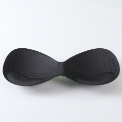 One-piece Thickened and Compacted Sponge Breast Support Insert for Breathable Flat Chest Special Women's Bra Pad