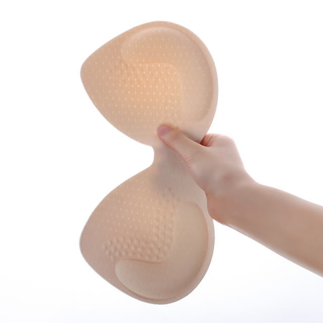 Breast Enhancement Pads for Small Breasts 1.5 cm Thick Drop-shaped Breathable Sponge Inserts Comfortable Washable Shapin