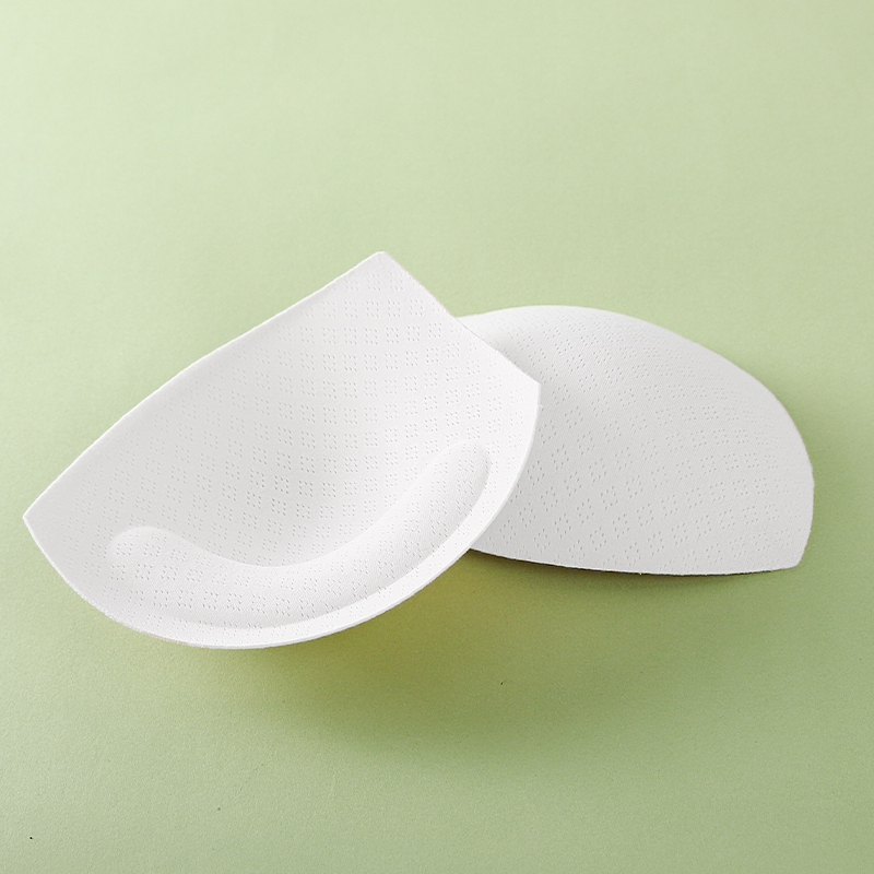 Factory Direct-sale In-stock Gathered and Non-deformable Breast Pads Divided Cup Bra Padding Breathable Chest Pads