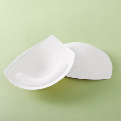 Factory Direct-sale In-stock Gathered and Non-deformable Breast Pads Divided Cup Bra Padding Breathable Chest Pads