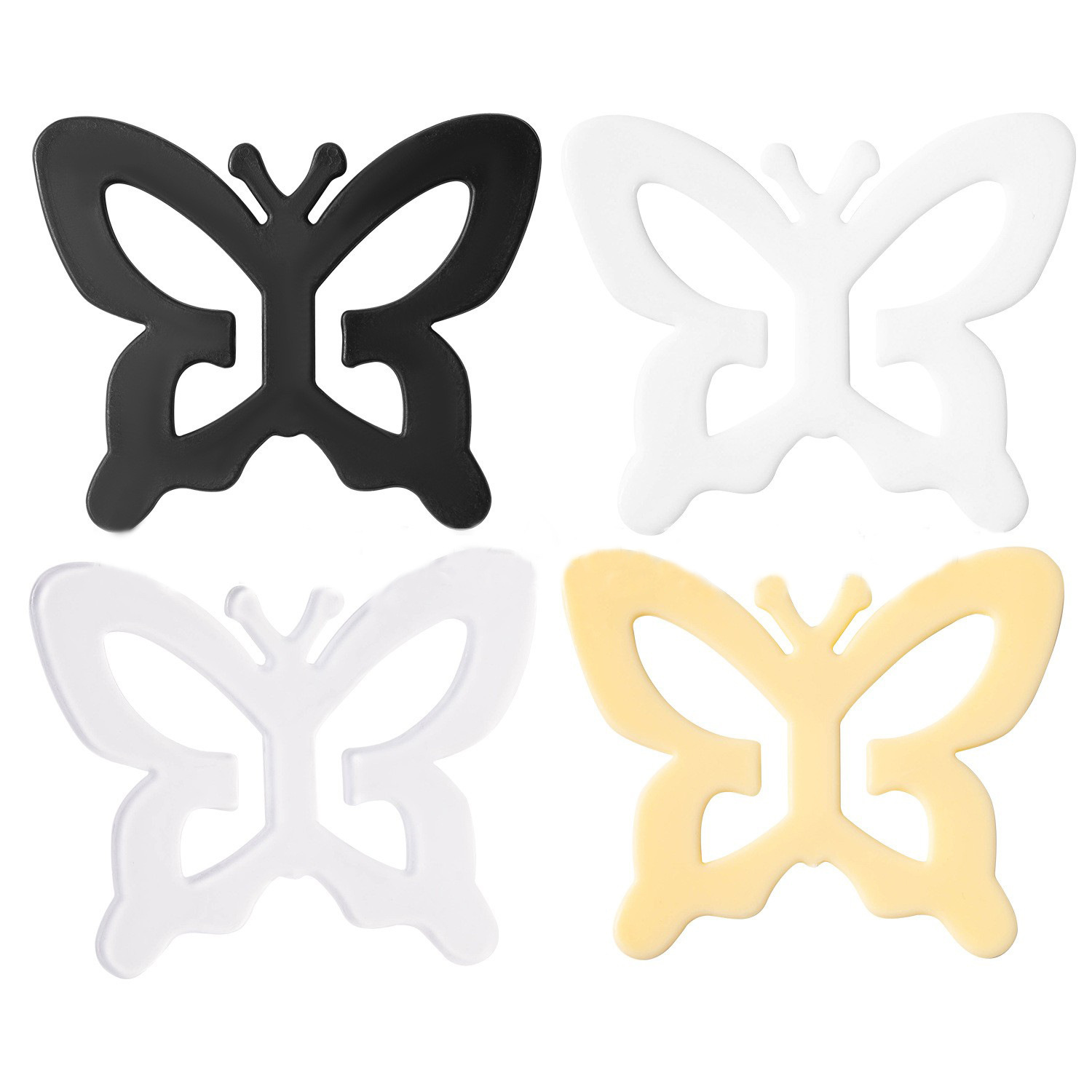 Plastic Strap for Bra Fastener - Anti-slip Clasp for Bras Underwear Accessories Crossed Safety Buckle for the Sling Bra Buckle