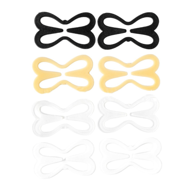 Plastic Strap for Bra Fastener - Anti-slip Clasp for Bras Underwear Accessories Crossed Safety Buckle for the Sling Bra Buckle