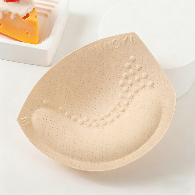 Factory Stock Machine Washable and Does Not Deform Easily Separate Chest Pads Sport Brassiere Pad Bra Padding Foam Breast Pad