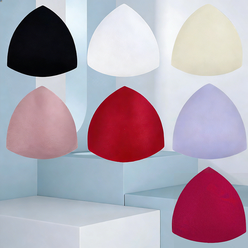 Non-stuffy Chest Separate Bra Padding Machine Washable and Does Not Deform Easily Sponge Insert Triangle Bra Padding Foam