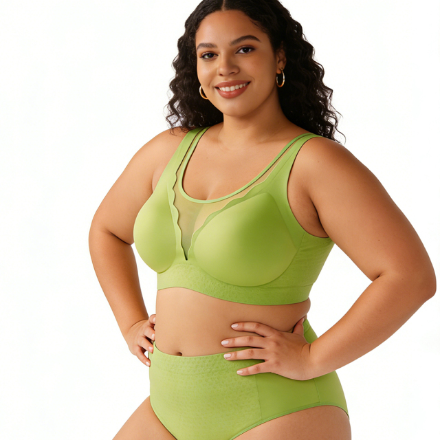 Wholesale Seamless Push up Full Coverage Cup Womens Bra OEM ODM Sexy Lace Neckline European American Style Plus Size Bra