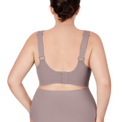 High Quality Seamless Comfortable Push up U Back Fixed Cups Womens Bra Fashionable Wave Desig Full Coverage Cup Plus Size Bra