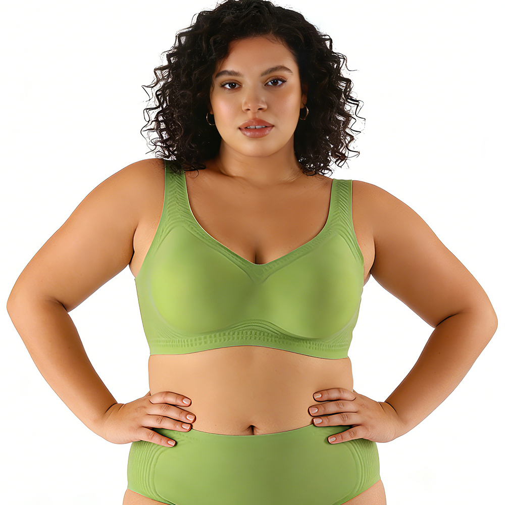 High Quality Comfortable Push up Wireless Seamless Womens Bra OEM ODM Lift Jelly Gel Soft Support Tank Top Style Plus Size Bra