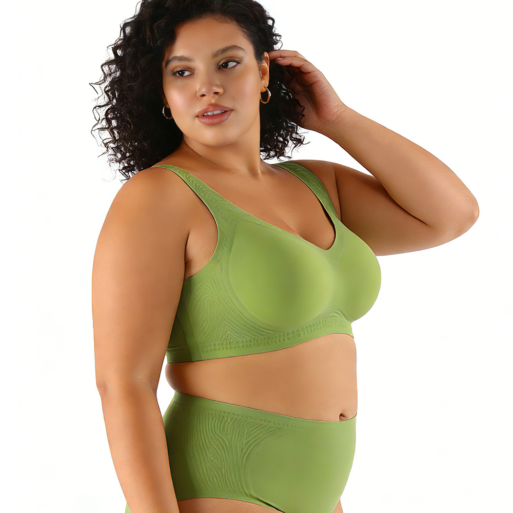 High Quality Comfortable Push up Wireless Seamless Womens Bra OEM ODM Lift Jelly Gel Soft Support Tank Top Style Plus Size Bra