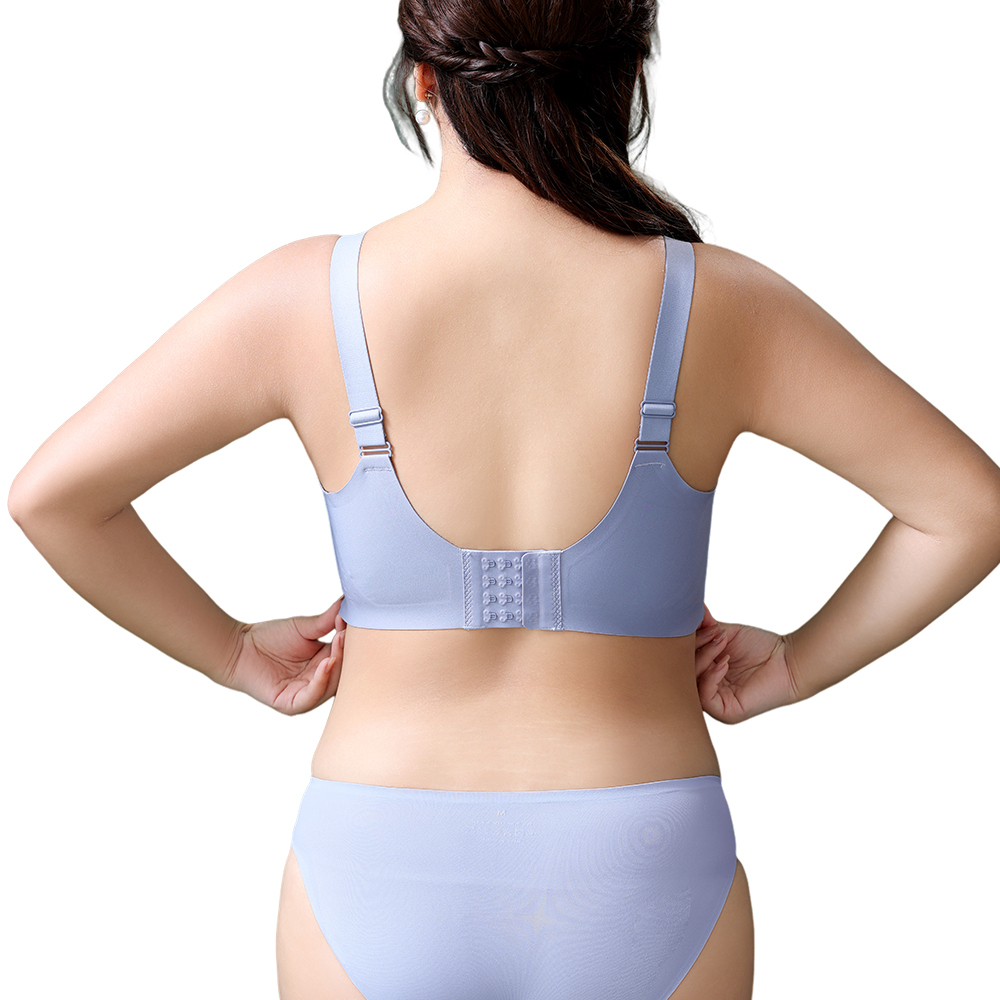 High Quality Seamless Push up Full Coverage Cup Womens Bra Wholesale Wireless Jelly Gel Adjustable Shoulder Straps Plus Size Bra