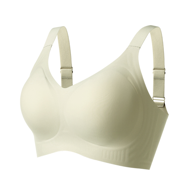 Hot Selling Seamless Comfortable Push up Wireless Womens Bra Wholesale Full Coverage Cup Soft Support Anti Sagging Plus Size Bra