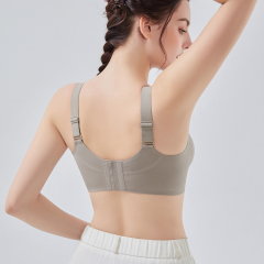 High Quality Comfortable Wireless Fixed Cups Seamless Bra Sexy Lace Deep V Neck European American Style Plus Size Bra