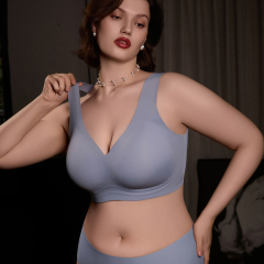 New Arrival Seamless Comfortable Breathable Push up Womens Bra OEM ODM Lift Jelly Gel Soft Support Fixed Cups Plus Size Bra