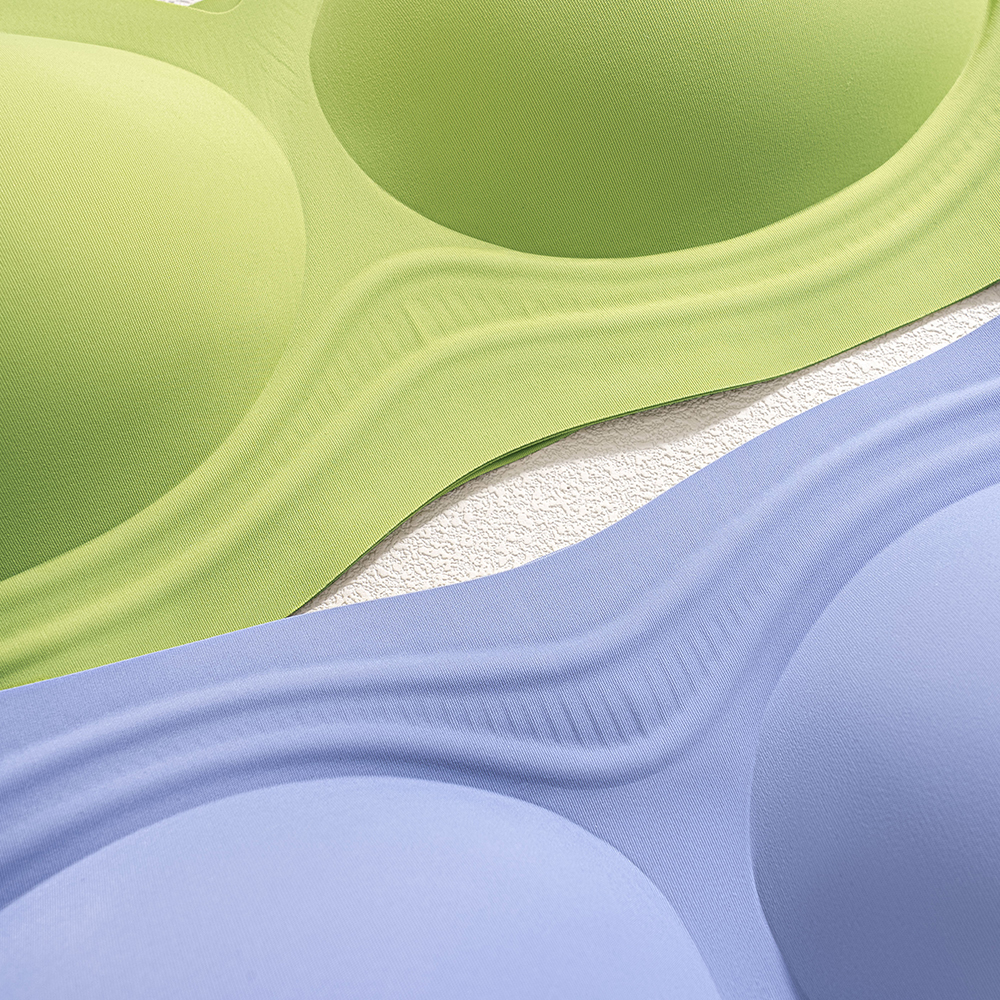 New Arrival Seamless Comfortable Breathable Push up Womens Bra OEM ODM Lift Jelly Gel Soft Support Fixed Cups Plus Size Bra