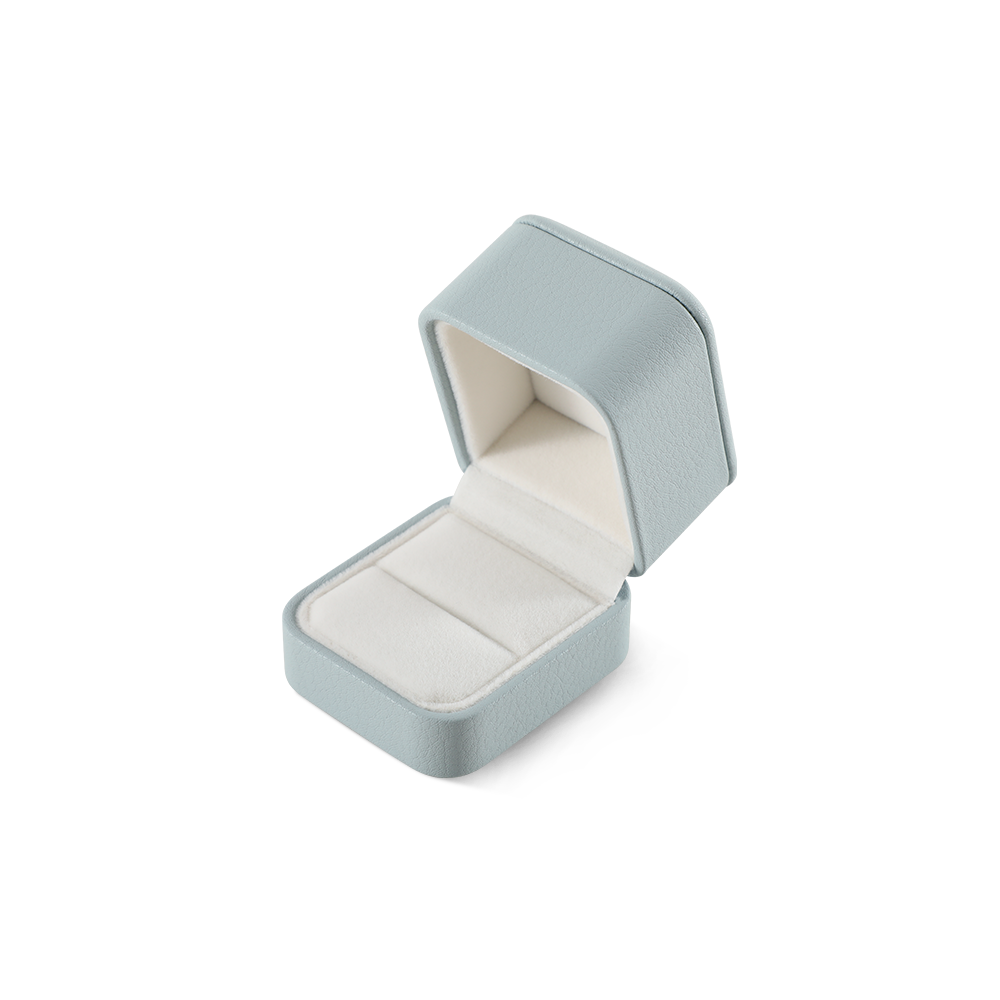 Yinbeini Wedding Ring Box Bracelet Box Long Necklace Earrings Storage Box PU Leather Jewelry Display Organizer Gift Proposal Box H002