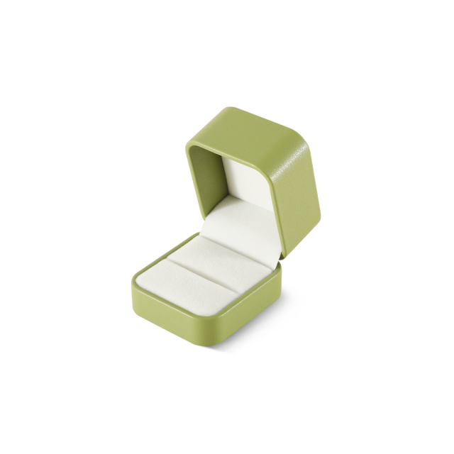 Yinbeini Wedding Ring Box Bracelet Long Necklace Earrings Storage Case PU Leather Jewelry Display Organizer Gift Proposal Box H005