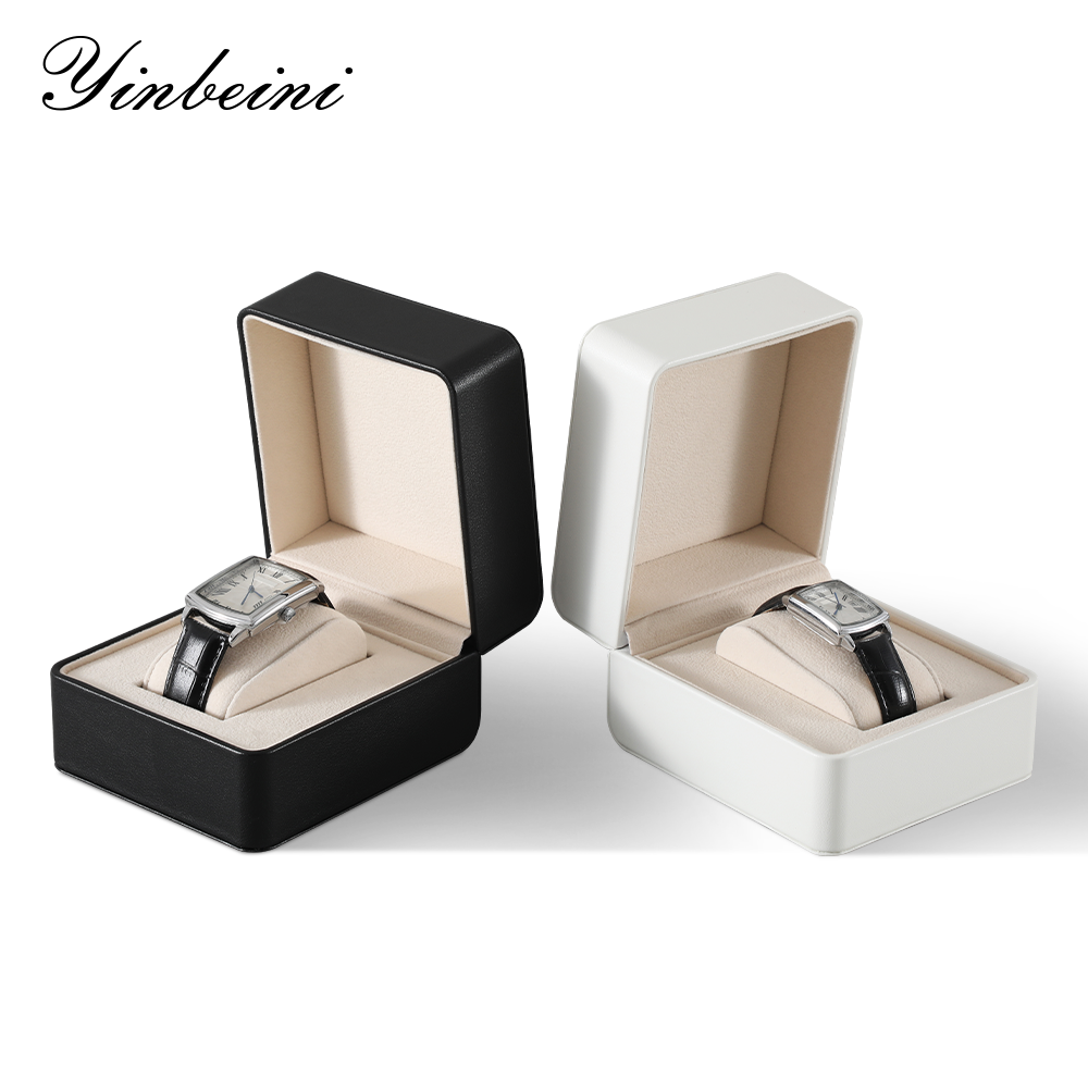 Yinbeini  Watch Box Jewelry Storage Box Watch Organizer With Pillow PU Leather H014