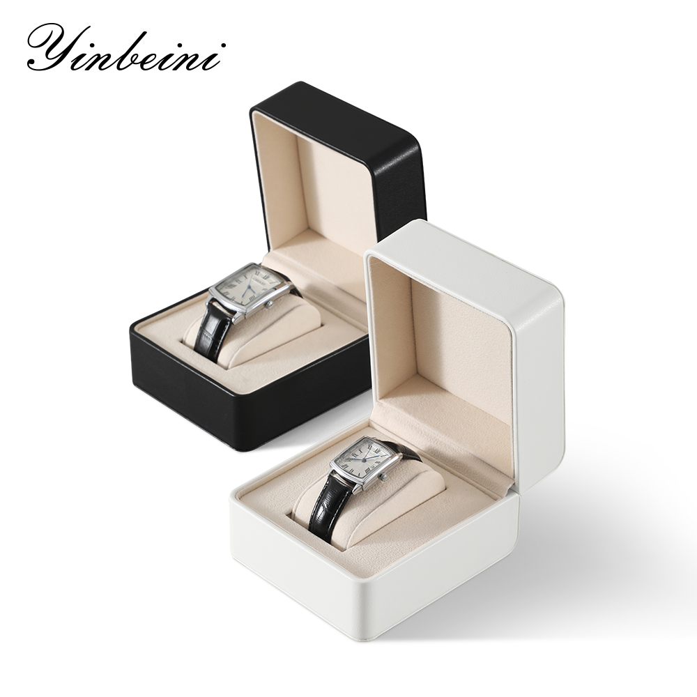 Yinbeini  Watch Box Jewelry Storage Box Watch Organizer With Pillow PU Leather H014