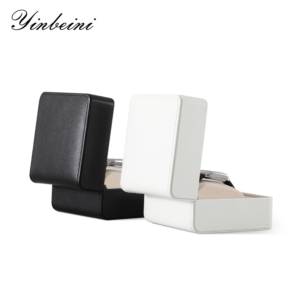 Yinbeini  Watch Box Jewelry Storage Box Watch Organizer With Pillow PU Leather H014