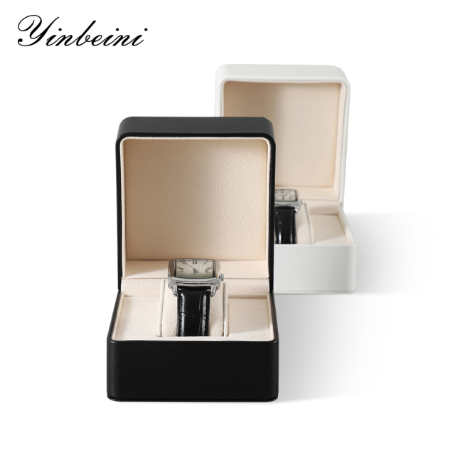 Yinbeini  Watch Box Jewelry Storage Box Watch Organizer With Pillow PU Leather H014