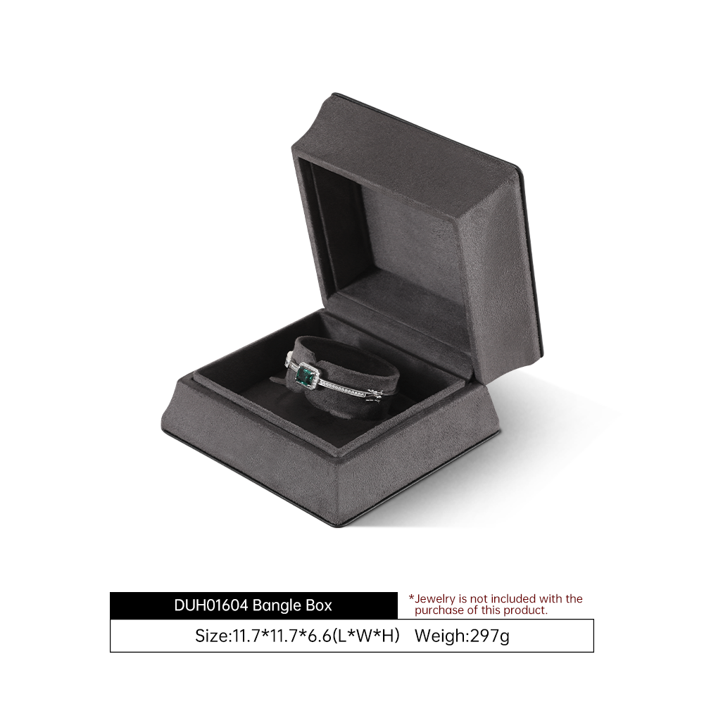 Yinbeini Velvet Slim Waist Red Bracelet Box Jewelry Packaging Box Jade Pearl Box H015