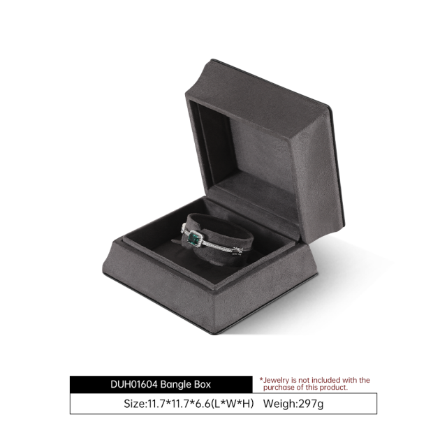 Yinbeini Velvet Slim Waist Red Bracelet Box Jewelry Packaging Box Jade Pearl Box H015