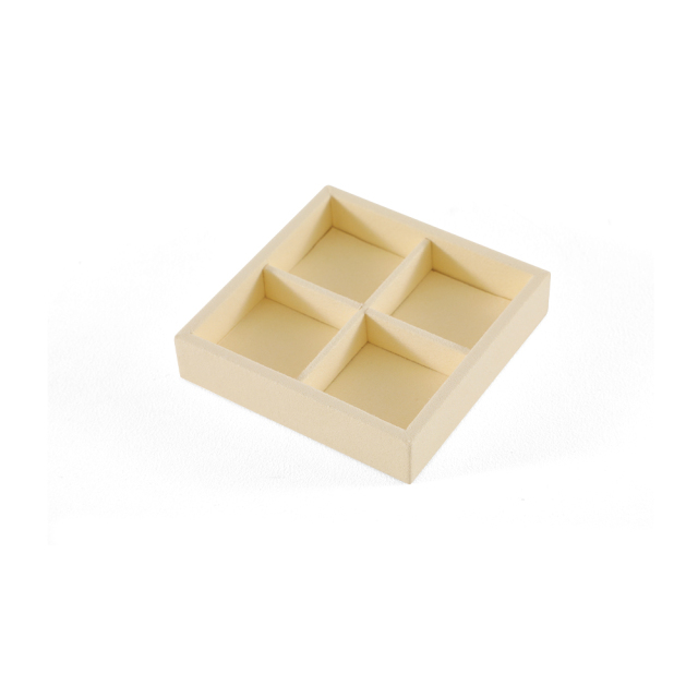 Yinbeini Microfiber Ring Earring Necklace Bracelet Display Case with Cover Jewelry Storage Tray Jewelry Organizer Tray Drawer P012