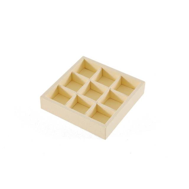 Yinbeini Microfiber Ring Earring Necklace Bracelet Display Case with Cover Jewelry Storage Tray Jewelry Organizer Tray Drawer P012