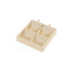 Yinbeini Microfiber Ring Earring Necklace Bracelet Display Case with Cover Jewelry Storage Tray Jewelry Organizer Tray Drawer P012