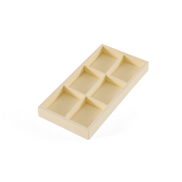 Yinbeini Microfiber Ring Earring Necklace Bracelet Display Case with Cover Jewelry Storage Tray Jewelry Organizer Tray Drawer P012