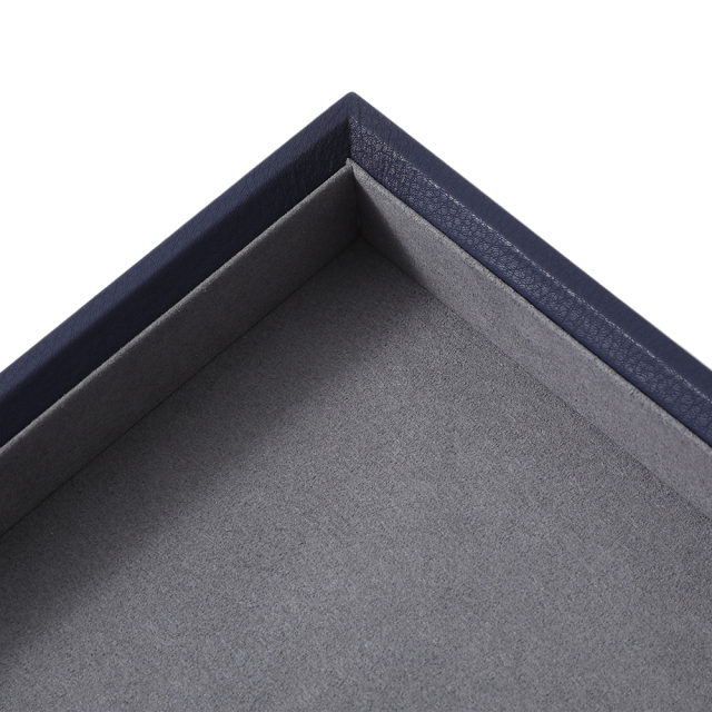 Yinbeini Ring Earring  Bracelet Necklace Display Case with Cover Tray Drawer Jewelry Storage Tray Microfiber Jewelry Organizer P013