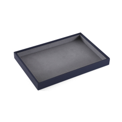 Yinbeini Ring Earring  Bracelet Necklace Display Case with Cover Tray Drawer Jewelry Storage Tray Microfiber Jewelry Organizer P013