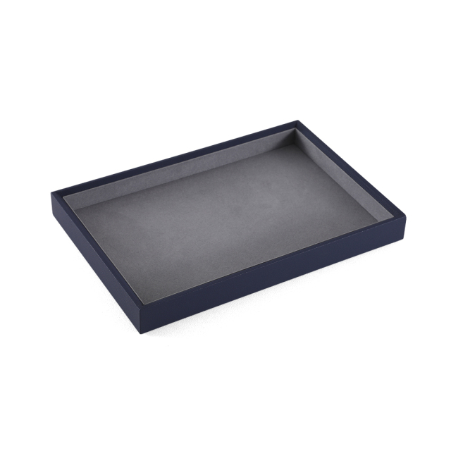 Yinbeini Ring Earring  Bracelet Necklace Display Case with Cover Tray Drawer Jewelry Storage Tray Microfiber Jewelry Organizer P013