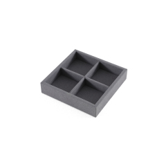 Yinbeini Ring Earring  Bracelet Necklace Display Case with Cover Tray Drawer Jewelry Storage Tray Microfiber Jewelry Organizer P013