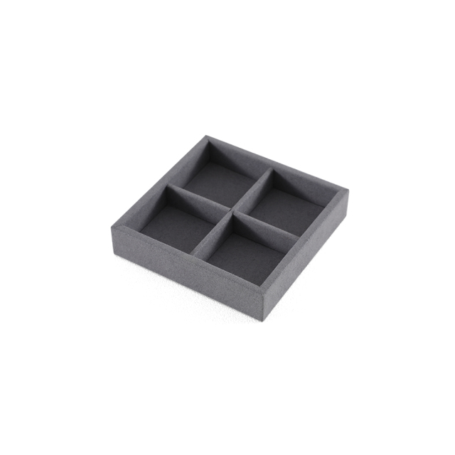Yinbeini Ring Earring  Bracelet Necklace Display Case with Cover Tray Drawer Jewelry Storage Tray Microfiber Jewelry Organizer P013