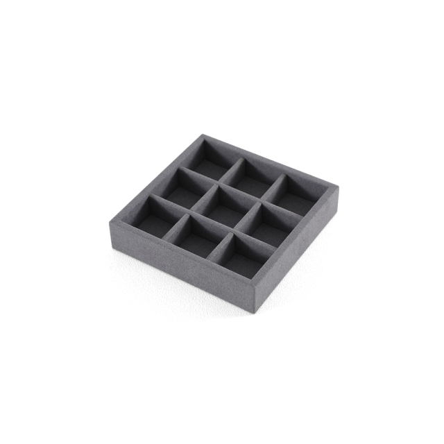 Yinbeini Ring Earring  Bracelet Necklace Display Case with Cover Tray Drawer Jewelry Storage Tray Microfiber Jewelry Organizer P013