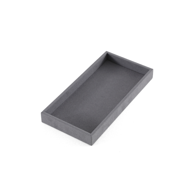 Yinbeini Ring Earring  Bracelet Necklace Display Case with Cover Tray Drawer Jewelry Storage Tray Microfiber Jewelry Organizer P013